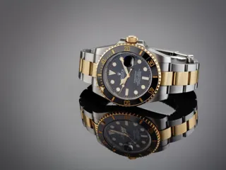 Rolex Submariner 116613 Yellow gold and Stainless steel Black