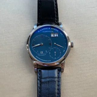 A. Lange & Söhne Lange 1 191.028 White gold Blue