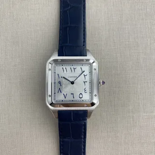 Cartier Santos de Cartier WGSA0086 Platinum Silver