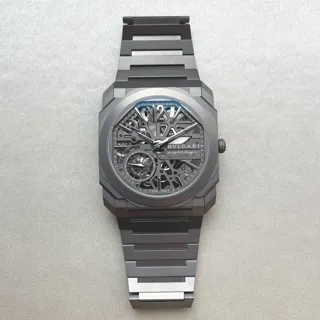 Bulgari Octo Finissimo Skeleton 103610 40mm Titanium Gray