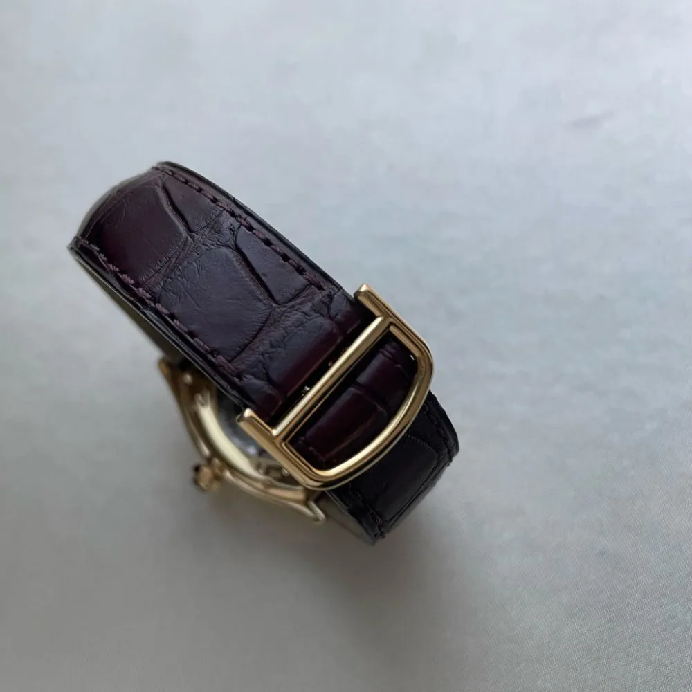 Cartier Tortue 2356 43mm Yellow gold Silver 2