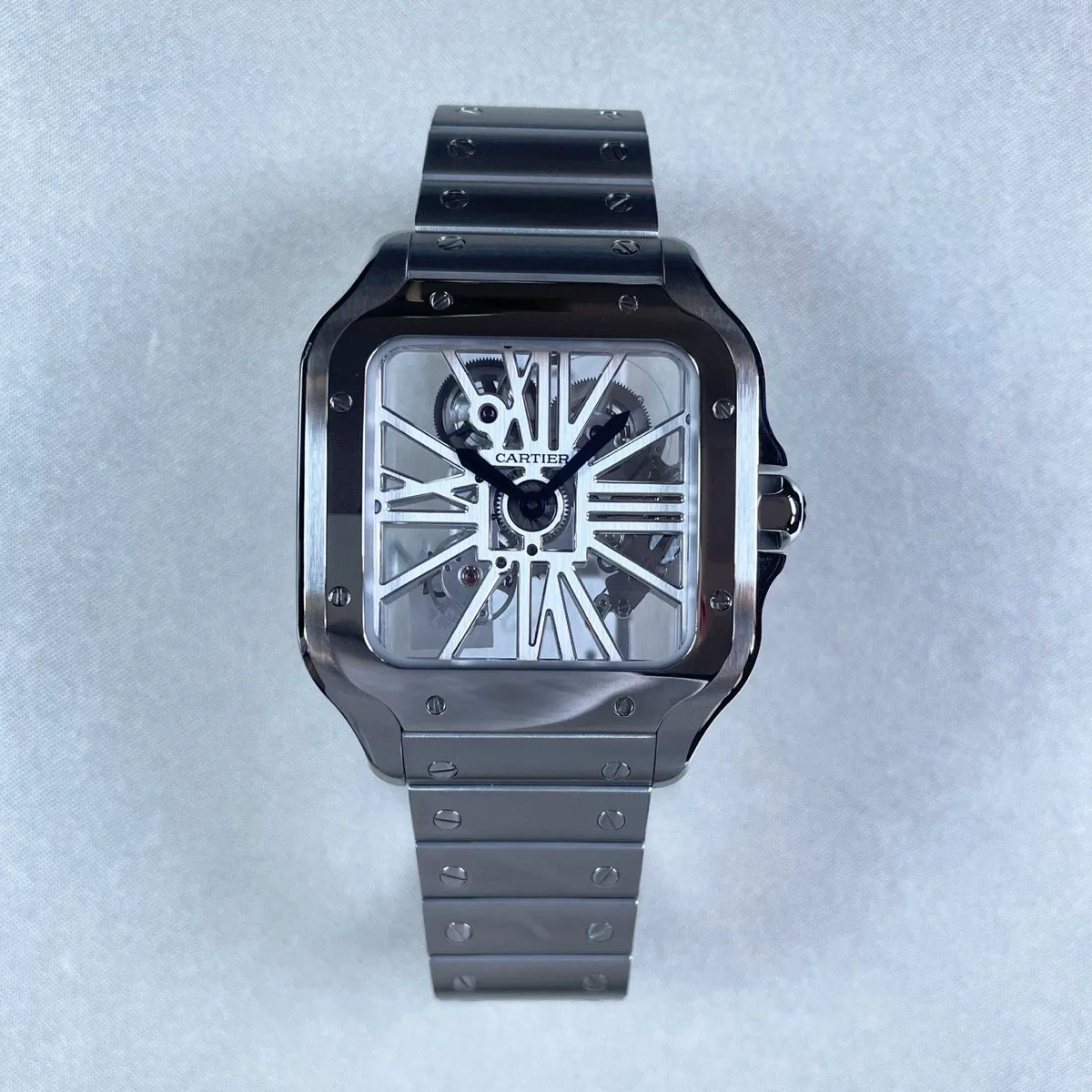 Cartier Santos WHSA0015 40mm Steel Silver