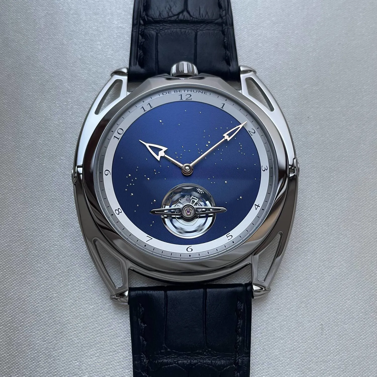 De Bethune DB28 DB28XPTIS3v2 43mm Titanium Blue