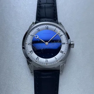 De Bethune DB25 Starry Varius DB25VTIS3 Titanium Blue and Silver