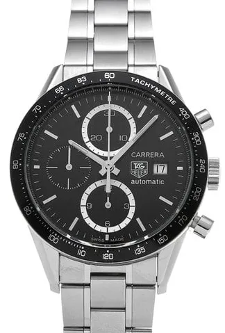 TAG Heuer Carrera Calibre 16 CV2010.BA0786 41mm Stainless steel Black