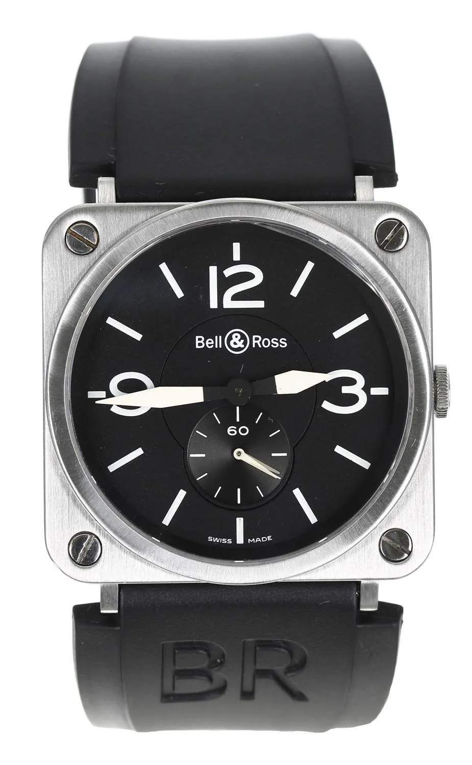 Bell & Ross BRS 98 BRS-98 39mm Stainless steel Black