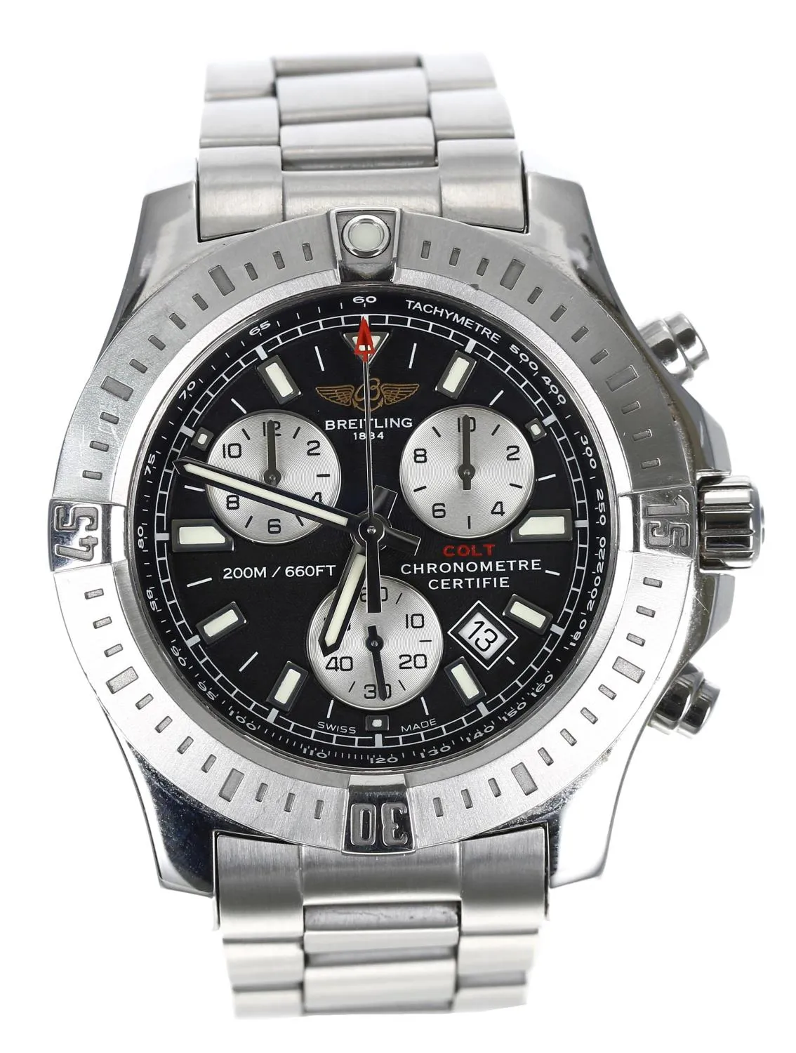 Breitling Colt A73388 43mm Stainless steel Black