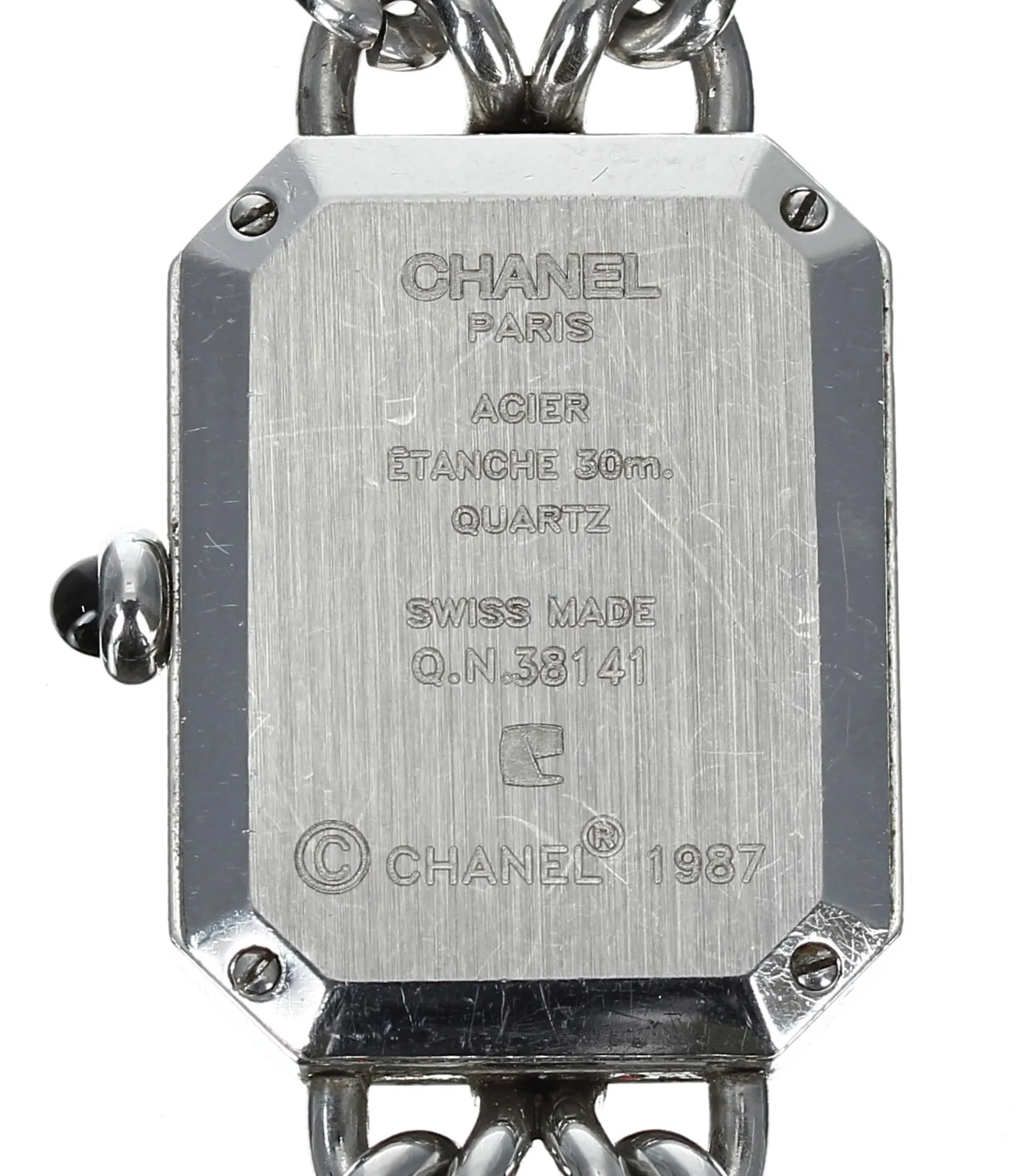 Chanel Premier 20mm Stainless steel Black 1