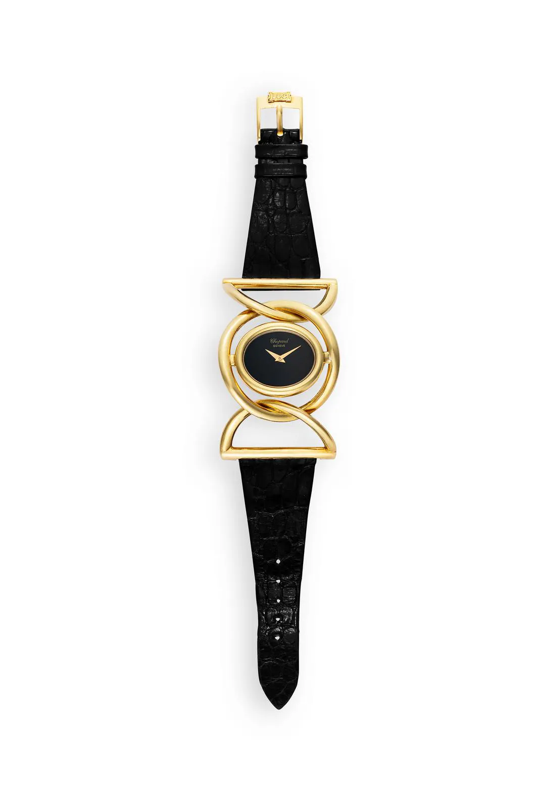 Chopard Vintage D 6304 52mm Yellow gold Onyx 1