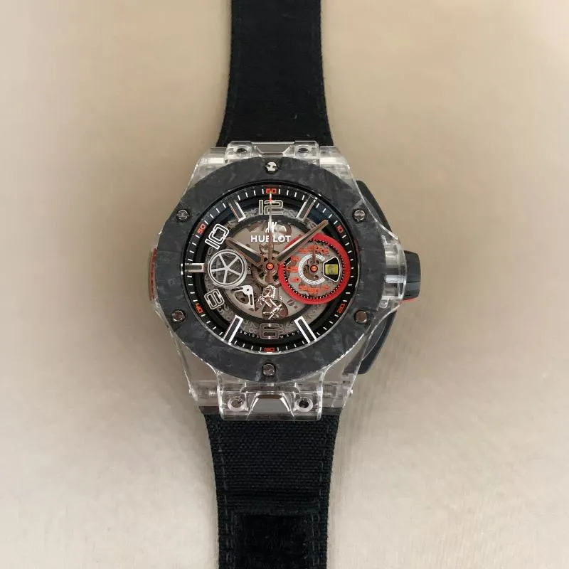 Hublot Big Bang Ferrari 402.JQ.0123.NR 45mm Black ceramic 45mm Skeleton