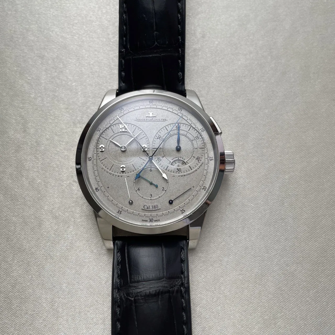 Jaeger-LeCoultre Duomètre 600.6.28.S 42mm Platinum Silver