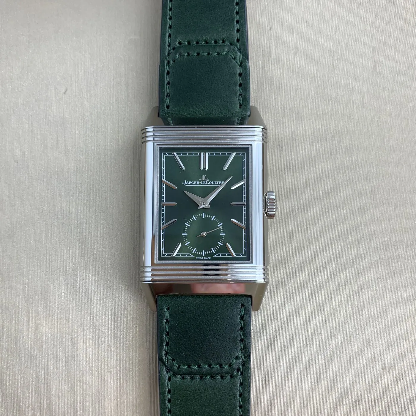 Jaeger-LeCoultre Reverso Tribute Q3978430 27.5mm Stainless steel Green