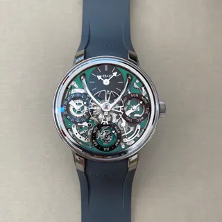 MB&F Legacy Machine LLM Perpetual Evo Green Titanium Green