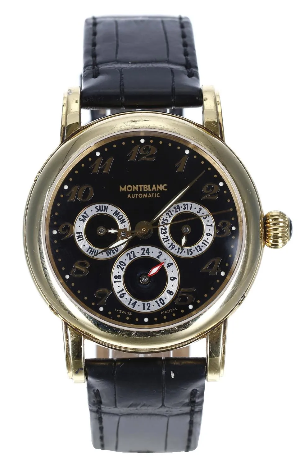 Montblanc Meisterstuck 7014 38mm Gold-plated Black