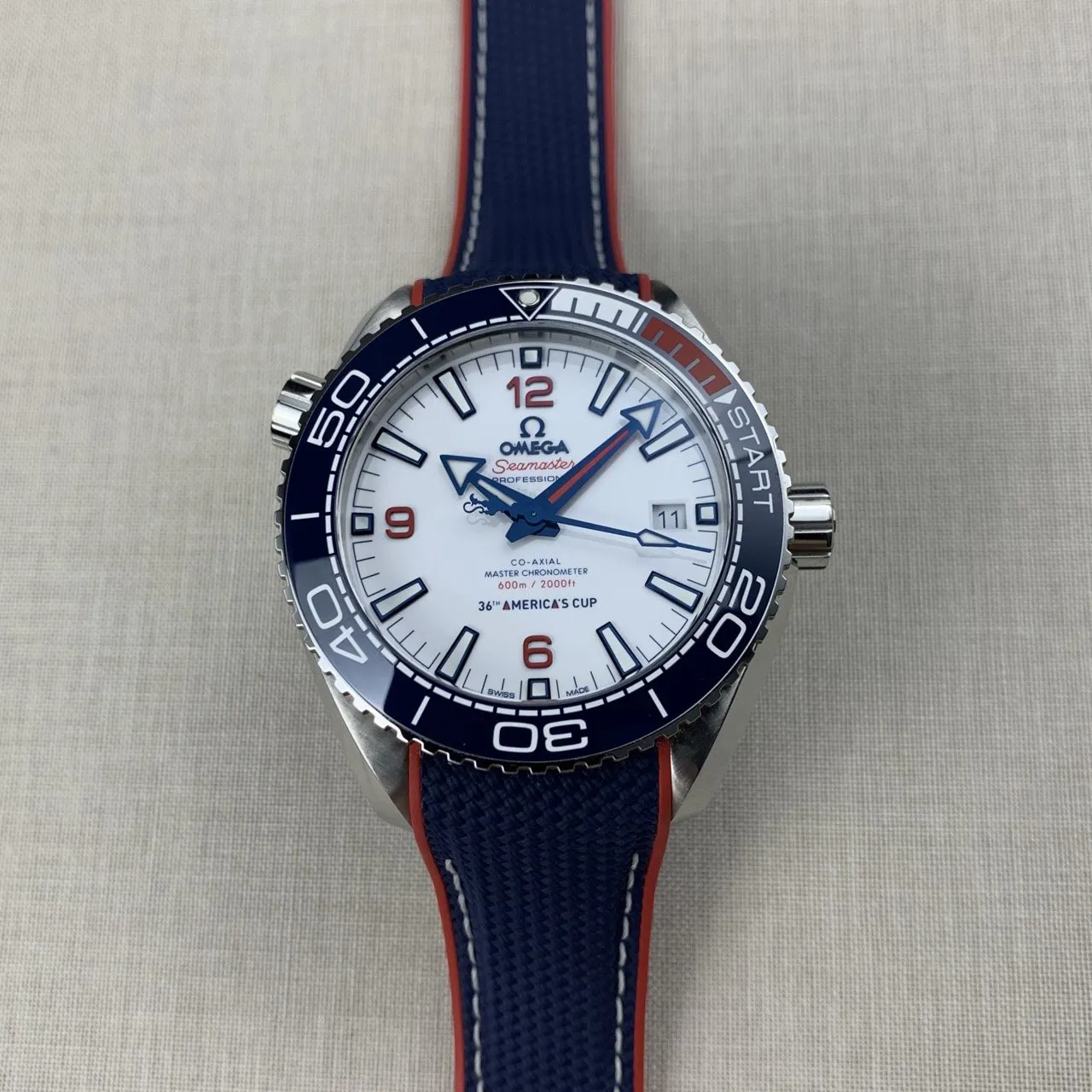 Omega Seamaster America’s Cup 215.32.43.21.04.001 43.5mm Steel White