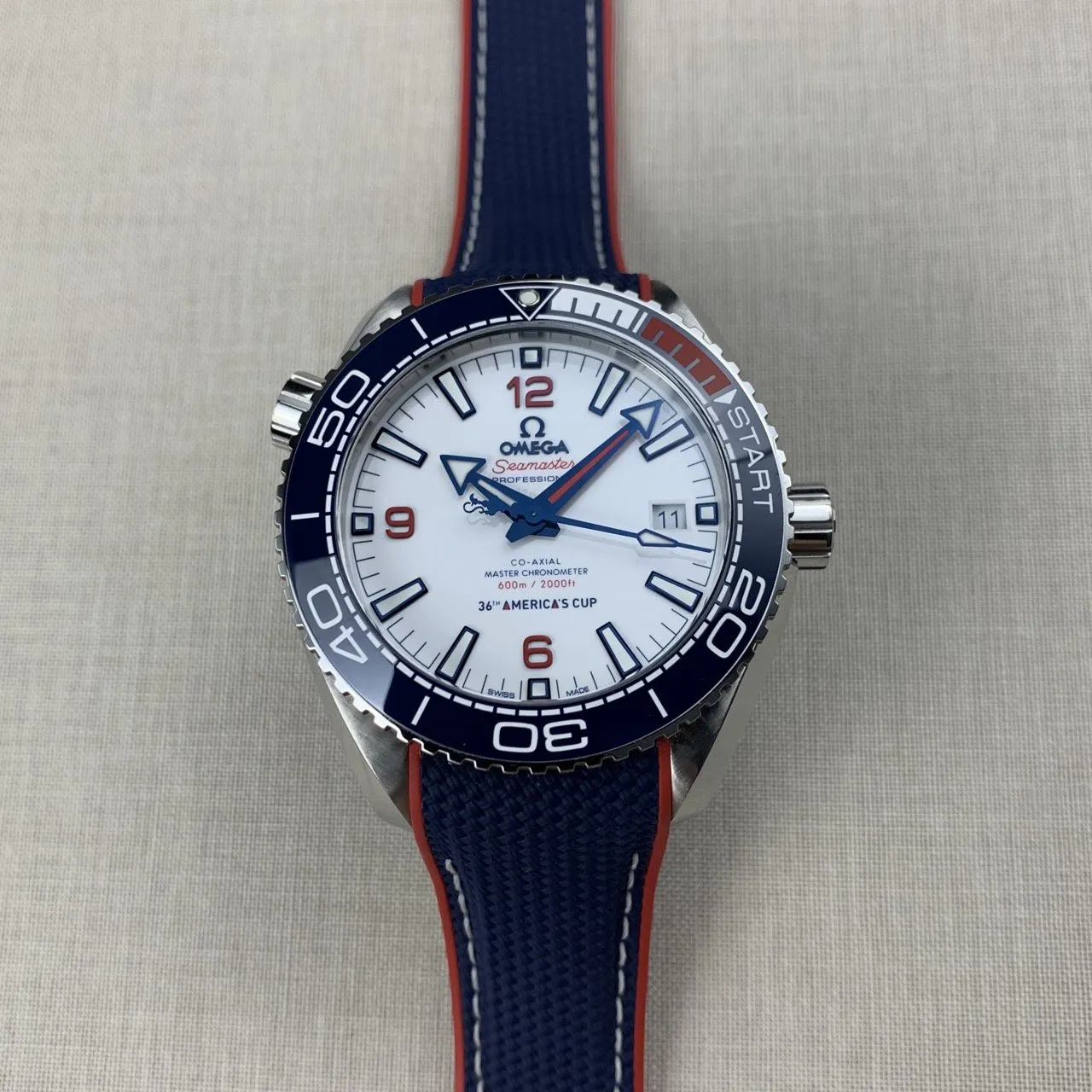 Omega Seamaster America’s Cup 215.32.43.21.04.001 43.5mm Stainless steel White