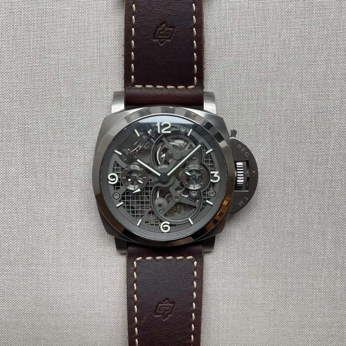 Panerai Luminor 1950 PAM 00578 47mm Titanium Skeletonized