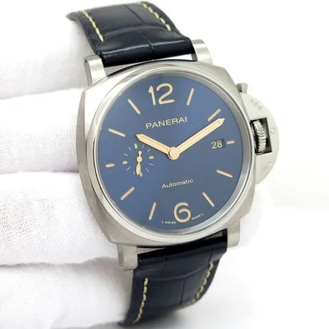 Panerai Luminor Due PAM 00927 42mm Titanium Blue