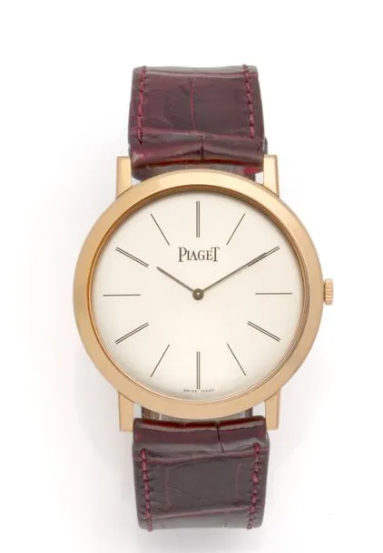 Piaget Altiplano P10321 38mm Yellow gold Silver