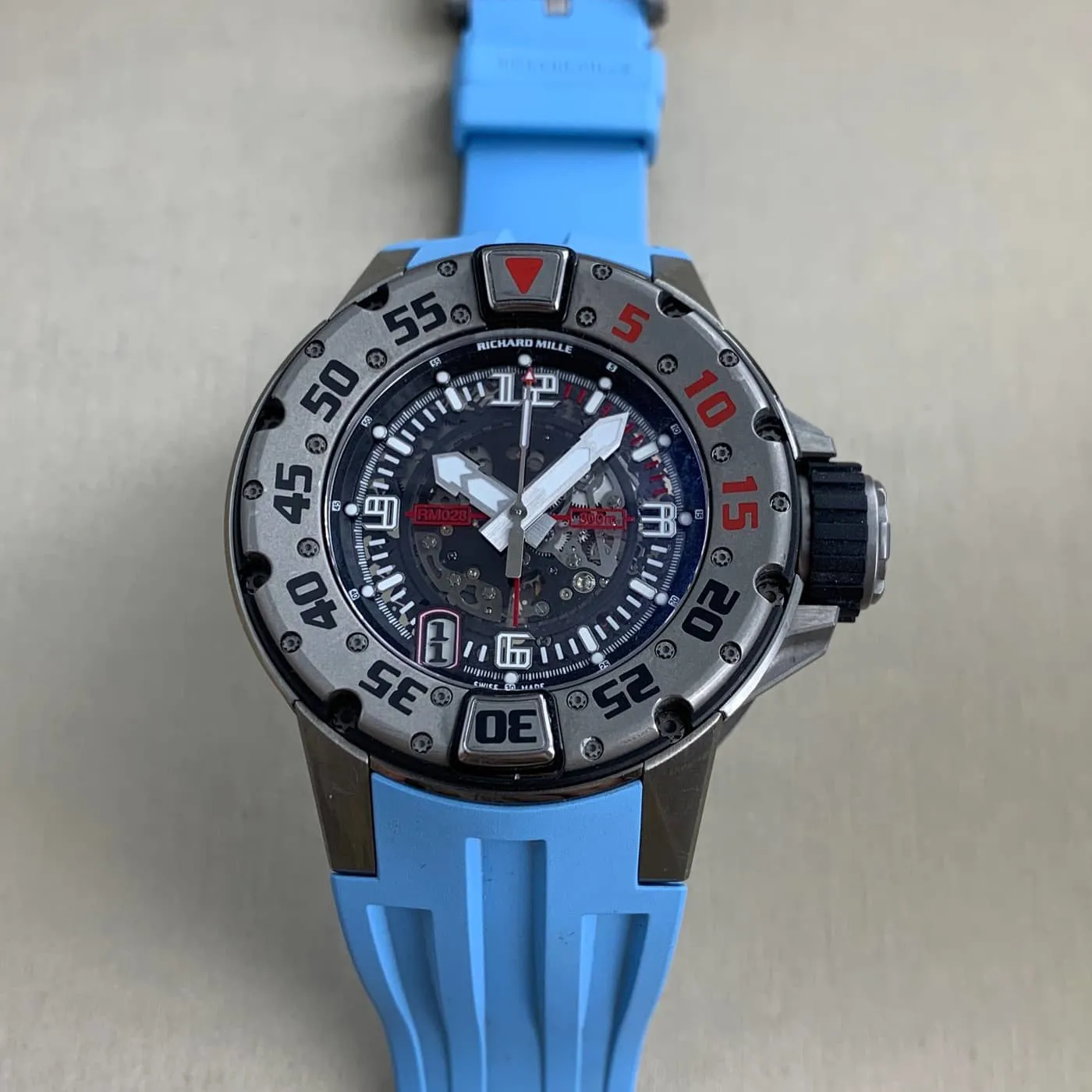 Richard Mille RM 028 Diver’s Watch RM028 47mm Titanium 47mm Skeletonized