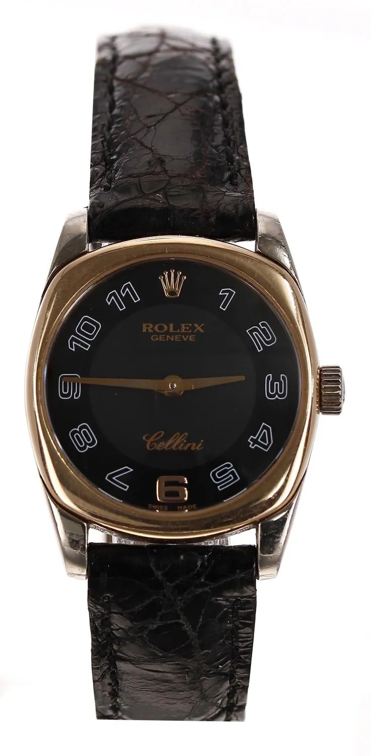 Rolex Cellini Danaos 6229/9 25mm White gold Black