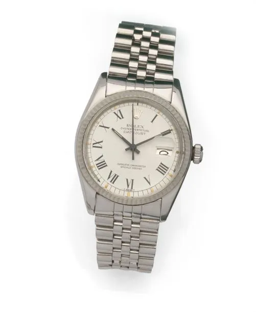 Rolex Datejust 36 16014 36mm Stainless steel White