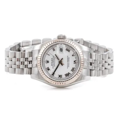 Rolex Lady-Datejust 179174 26mm White gold and Stainless steel White 2