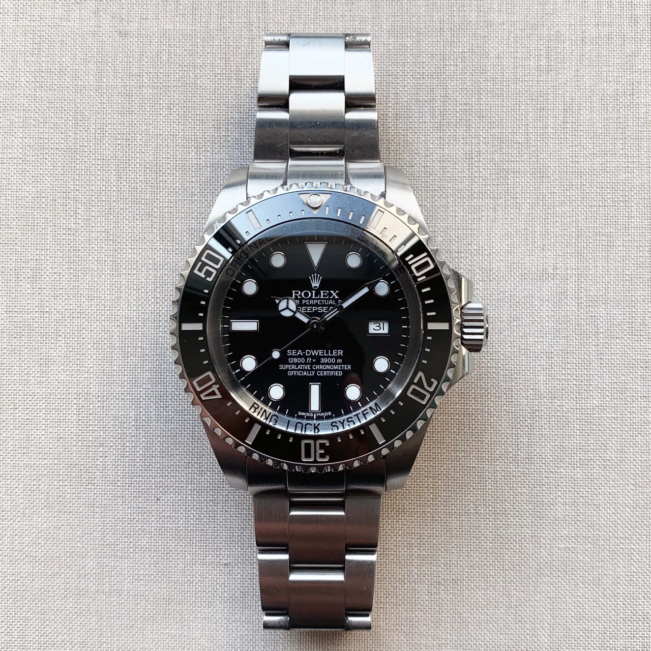 Rolex Sea-Dweller Deepsea 116660 44mm Stainless steel Black