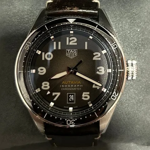 TAG Heuer Autavia WBE5110.FC8266 42mm Stainless steel Black