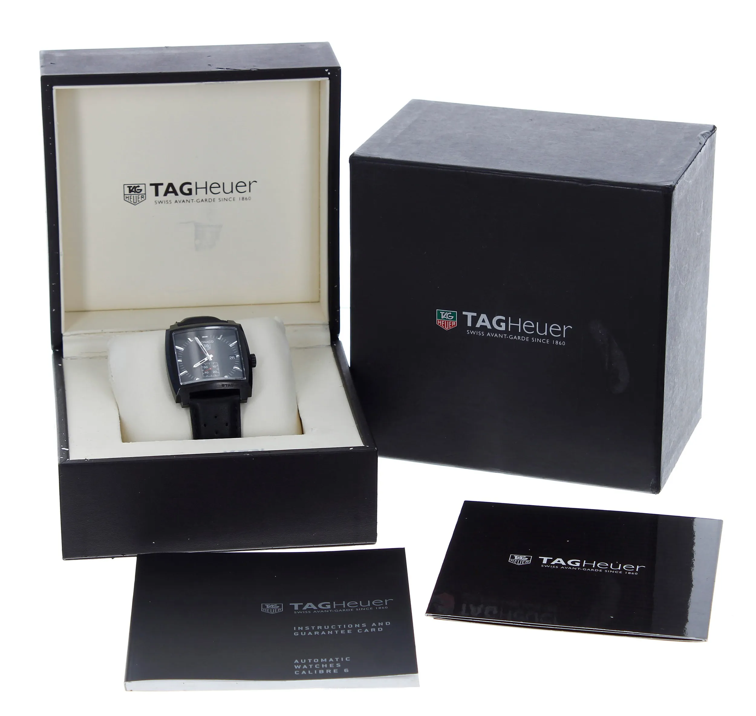 TAG Heuer Monaco WW2119 37mm Stainless steel and PVD Black 1