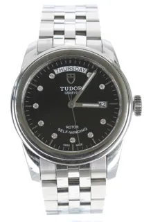 Tudor Glamour 56000 Stainless steel Black