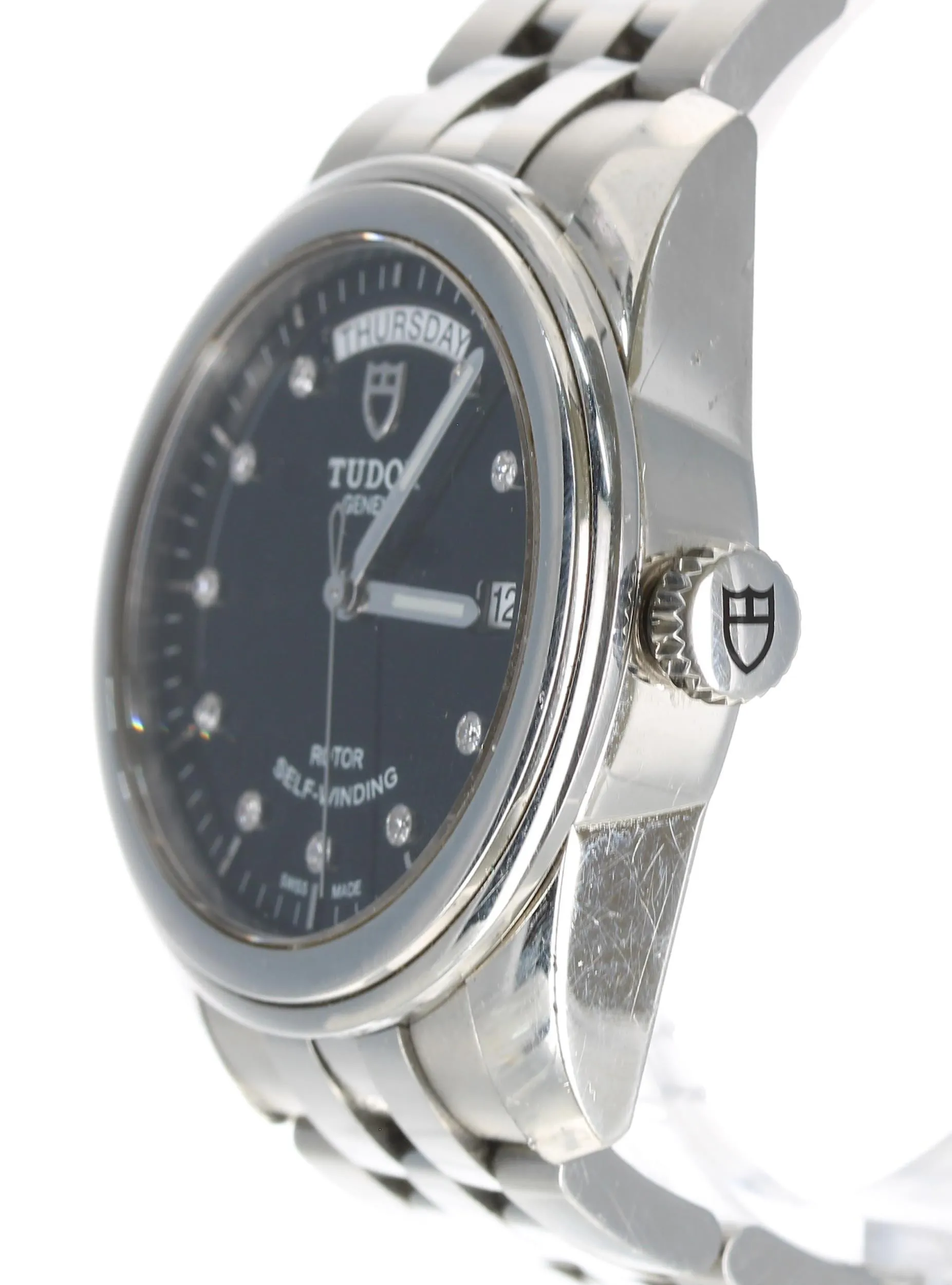 Tudor Glamour 56000 39mm Stainless steel Black 2