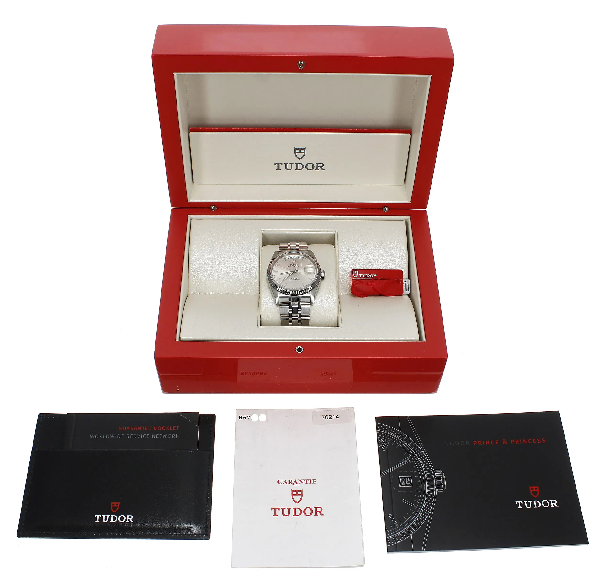 Tudor Prince Date-Day 76214 36mm Stainless steel Silver 1
