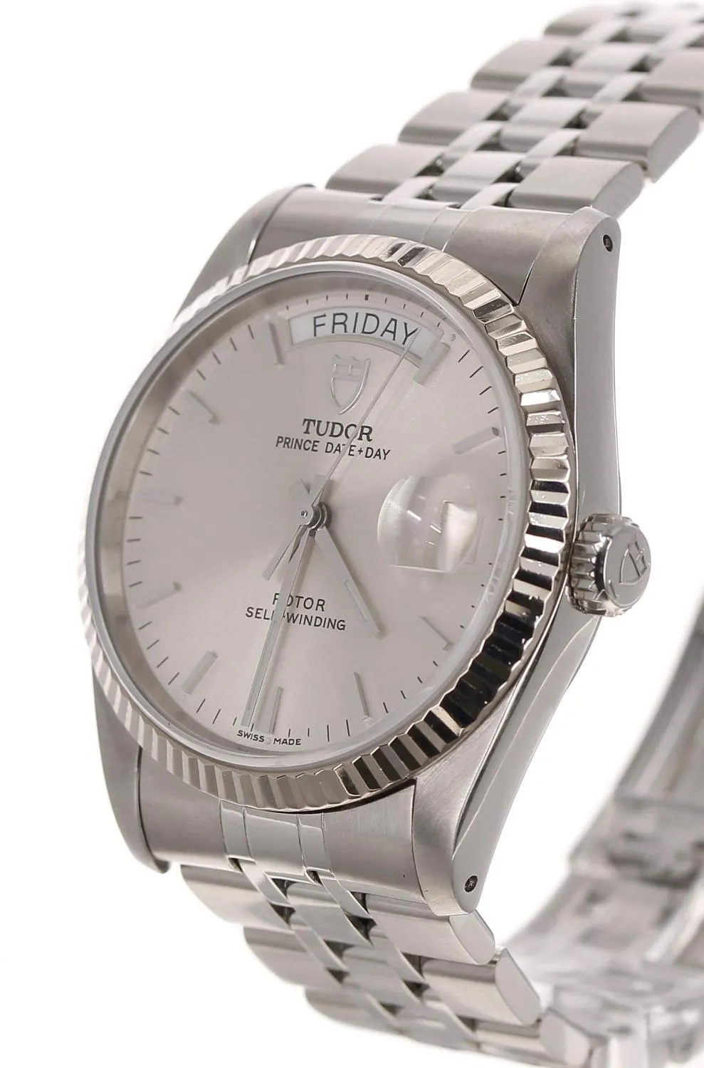 Tudor Prince Date-Day 76214 36mm Stainless steel Silver 2