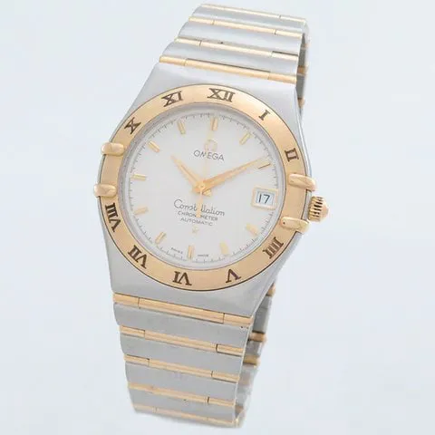 Omega Constellation 1202.30.00 35mm Yellow gold and Stainless steel Silver