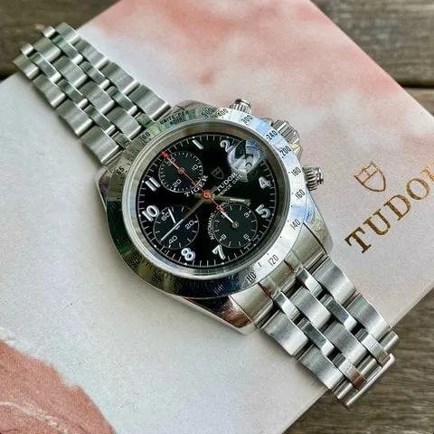 Tudor Prince Date 79280 40mm stainless Black