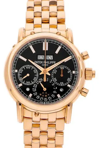 Patek Philippe Perpetual Calendar Split-Seconds Chronograph 5204/1R-001 40mm Rose gold Black