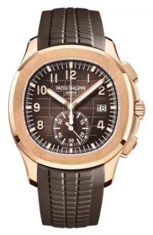 Patek Philippe Aquanaut 5968R-001 42mm Rose gold Brown