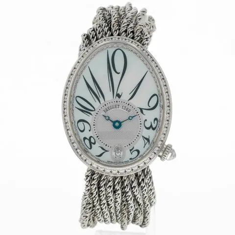 Breguet Reine de Naples 8918BB/58/J89.D00D-229-365 36.5mm White gold Mother-of-pearl