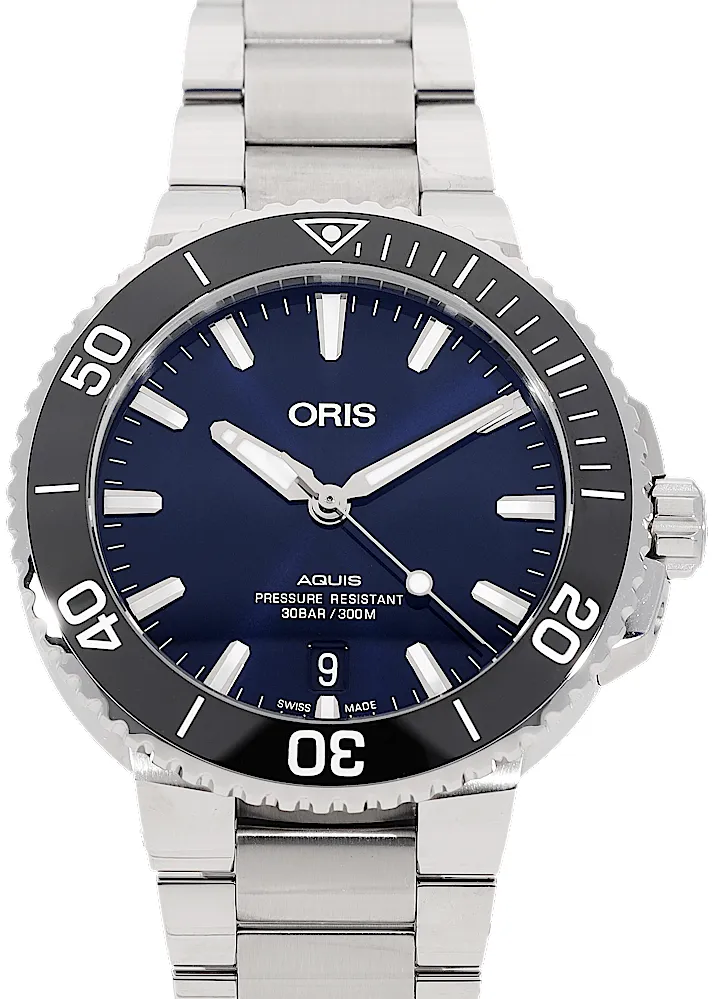 Oris Aquis 01 733 7732 4135-07 8 21 05PEB 39.5mm Stainless steel Blue