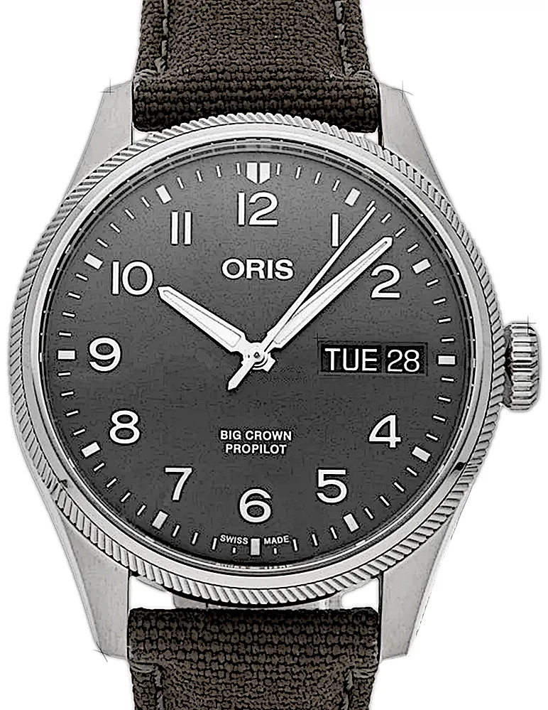 Oris Big Crown 01 752 7760 4063-07 3 22 02LC 44mm Stainless steel Gray