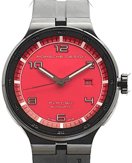 Porsche Design Flat Six P.635043741254 Stainless steel Red