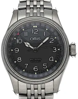 Oris Big Crown 01 754 7741 4064-07 8 20 22 Stainless steel Black