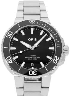 Oris Aquis Date 01 733 7732 4134-07 8 21 05PEB Stainless steel Black