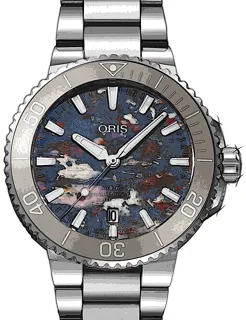 Oris Aquis Date 01 733 7766 4150-Set Stainless steel