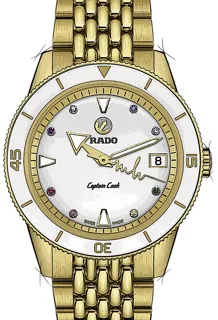 Rado Captain Cook R32117708 Ceramic and PVD White