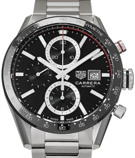 TAG Heuer Carrera Calibre 16 CBM2110.BA0651 Stainless steel Black