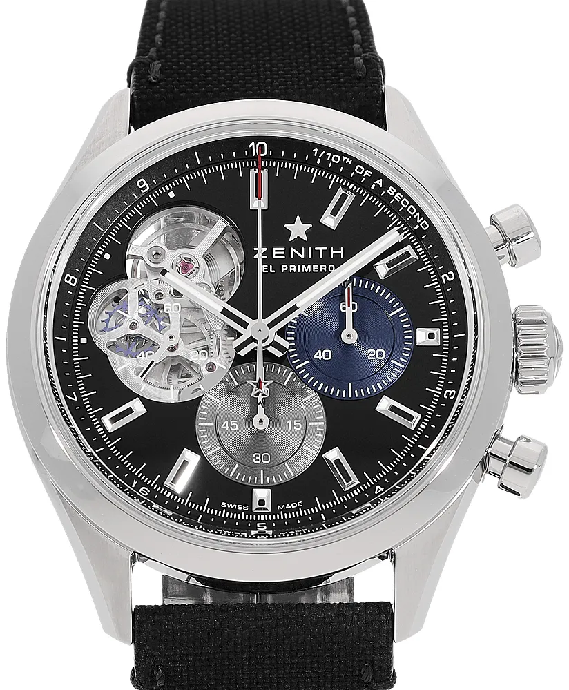 Zenith El Primero 03.3300.3604/21.C822 39.5mm Stainless steel Black