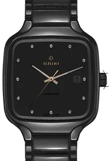 Rado True Square R27078702 Ceramic and Titanium and PVD Black