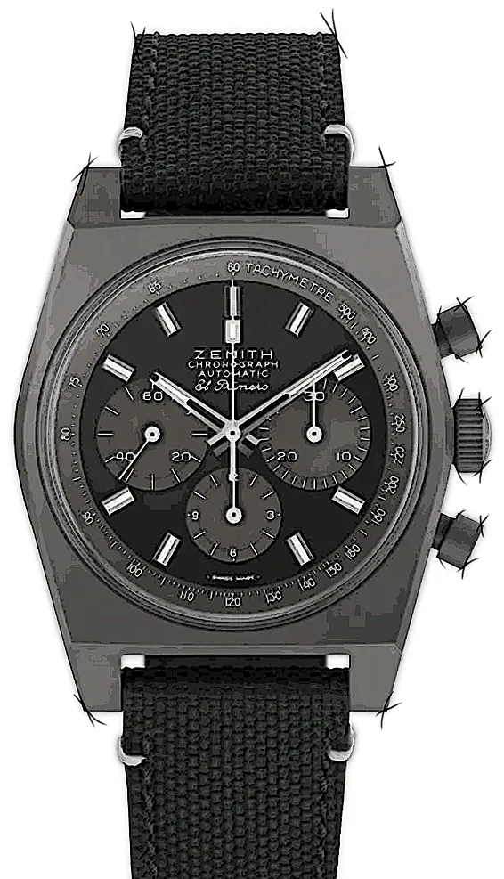 Zenith Chronomaster Revival 97.T384.4061/21.C822 37mm Titanium Black